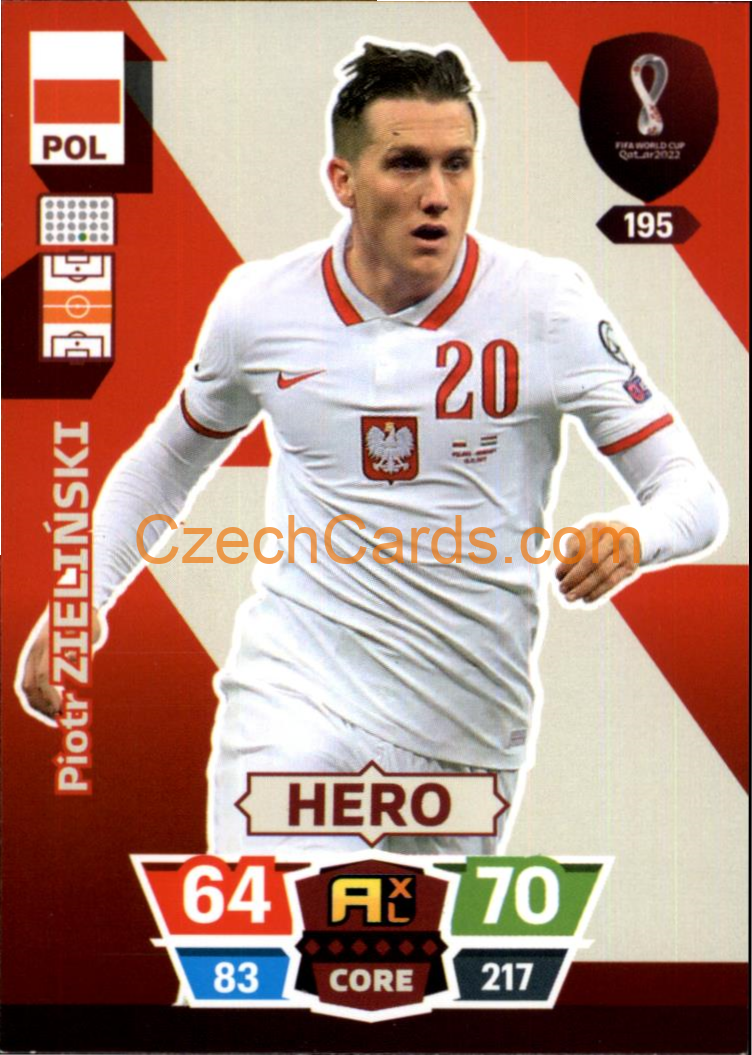 Piotr Zieliński 2022 Panini World Cup Adrenalyn #195