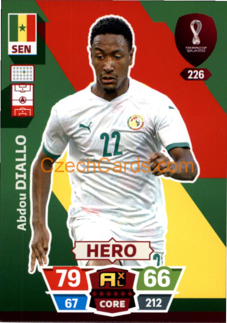 Abdou Diallo 2022 Panini World Cup Adrenalyn #226