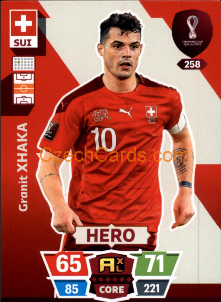 Granit Xhaka 2022 Panini World Cup Adrenalyn #258