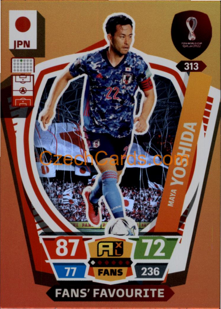 Maya Yoshida 2022 Panini World Cup Adrenalyn Fans #313