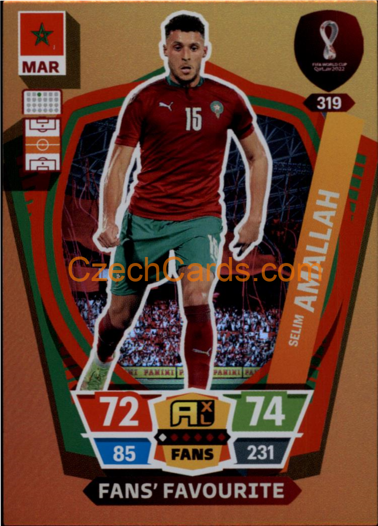 Selim Amallah 2022 Panini World Cup Adrenalyn Fans #319