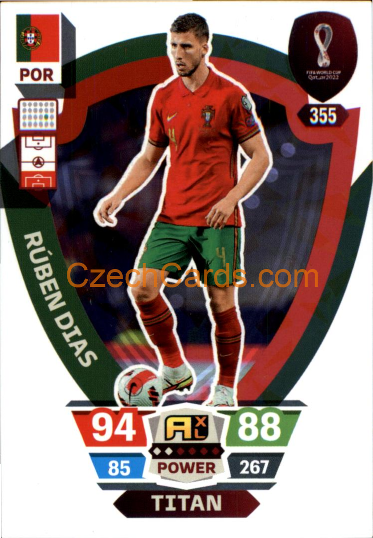 Rúben Dias 2022 Panini World Cup Adrenalyn Power #355
