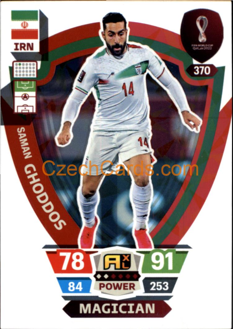 Saman Ghoddos 2022 Panini World Cup Adrenalyn Power #370