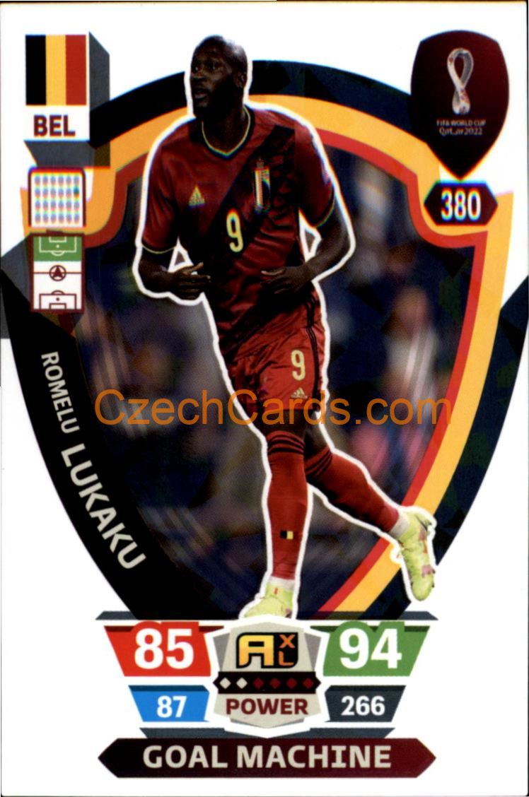 Romelu Lukaku 2022 Panini World Cup Adrenalyn Power #380