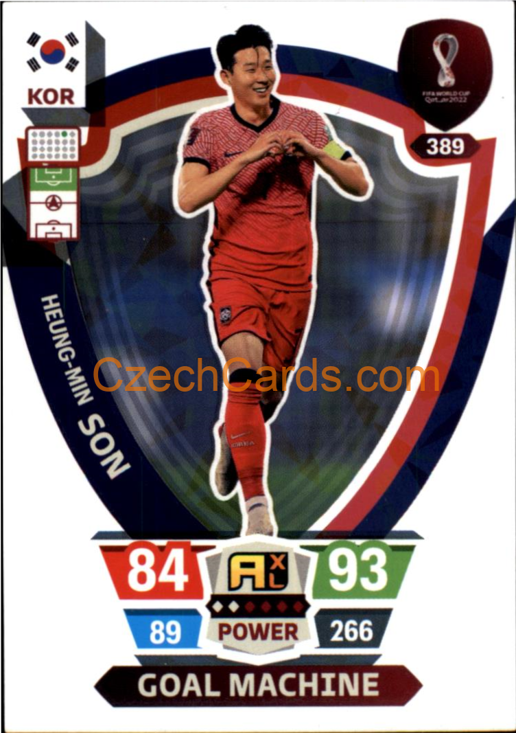 Heung-min Son 2022 Panini World Cup Adrenalyn Power #389