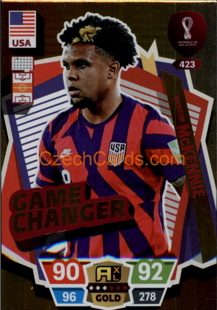 Weston McKennie 2022 Panini World Cup Adrenalyn Power #423