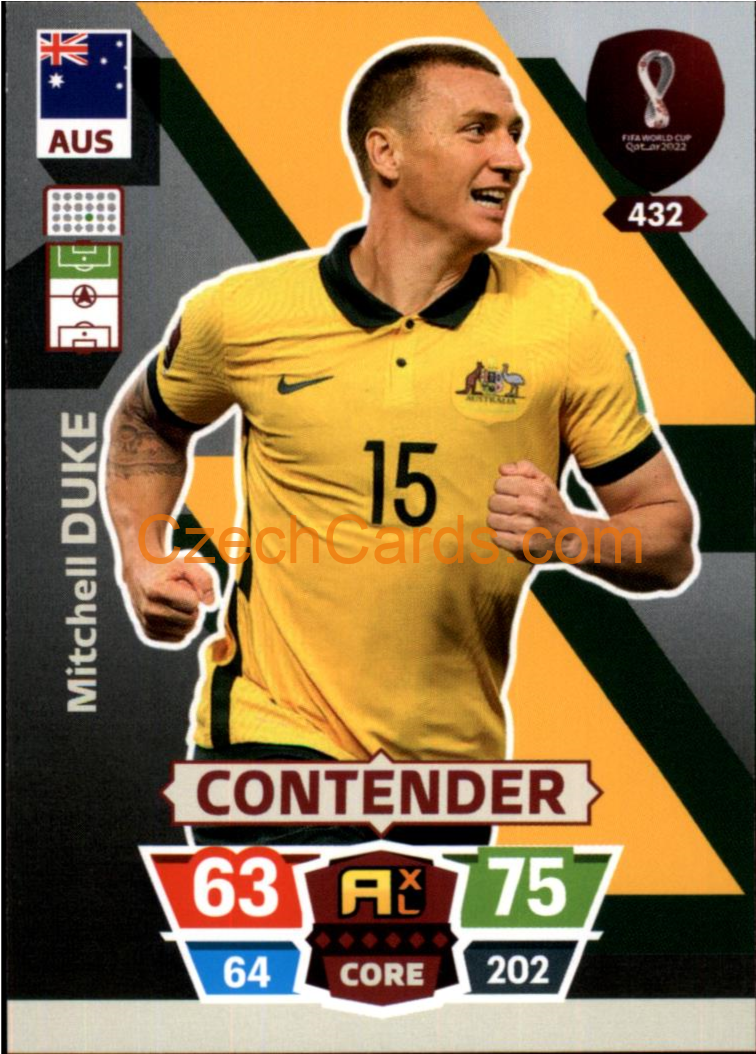 Mitchell Duke 2022 Panini World Cup Adrenalyn #432
