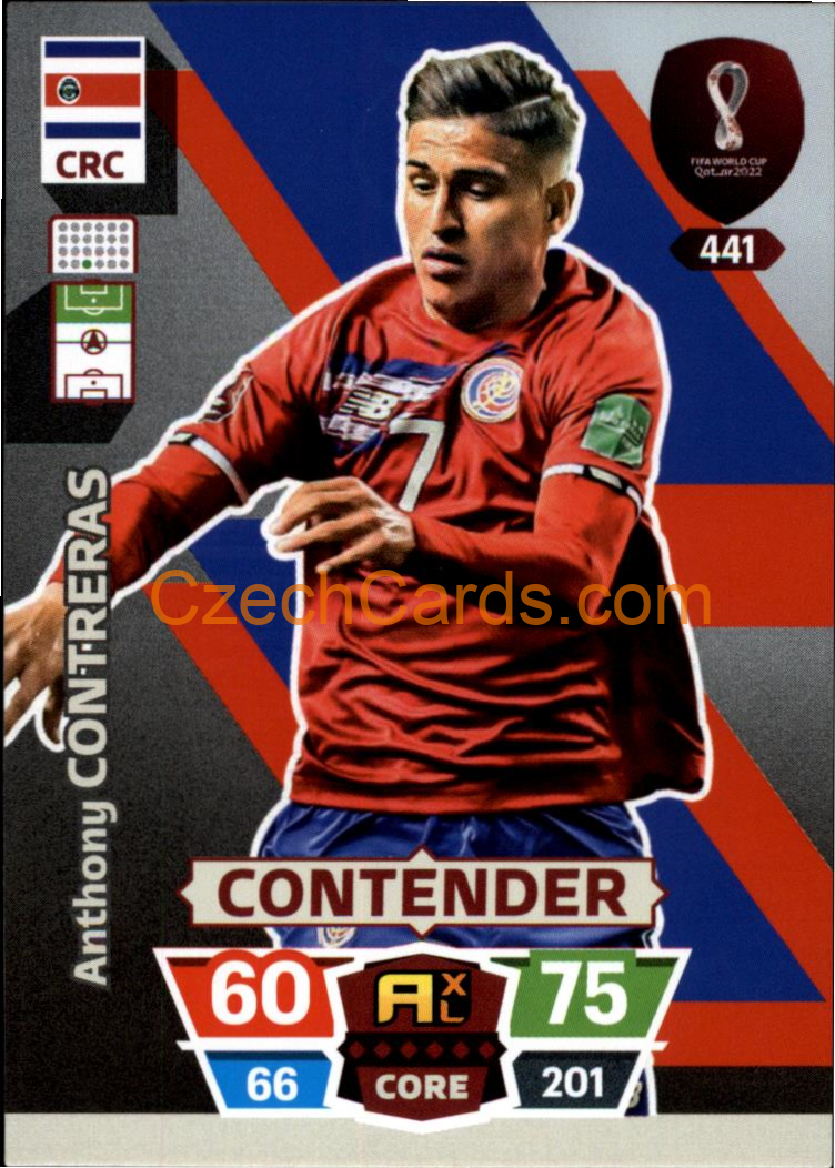 Anthony Contreras 2022 Panini World Cup Adrenalyn #441