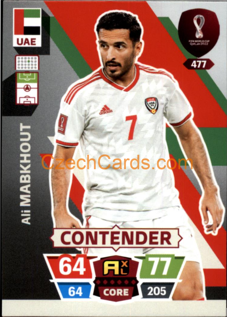 Ali Mabkhout 2022 Panini World Cup Adrenalyn #477