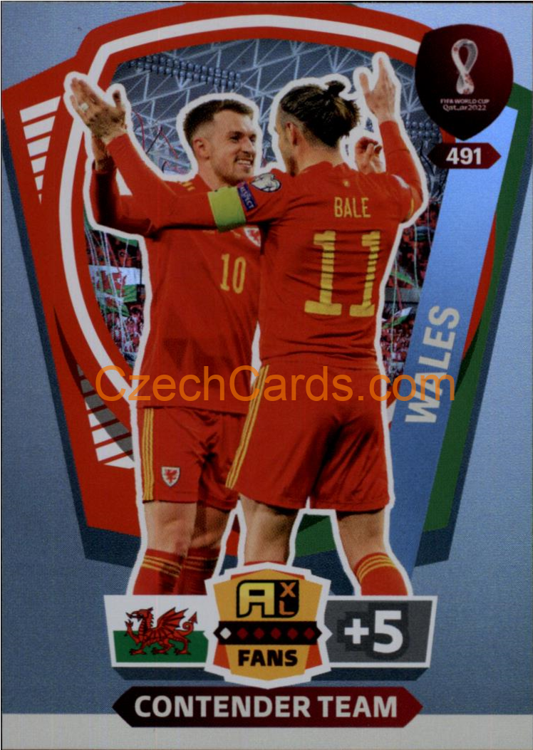 Contender Team 2022 Panini World Cup Adrenalyn Fans #491