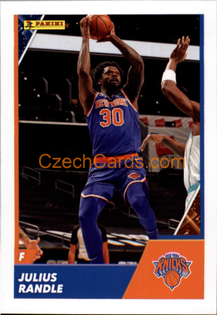 Julius Randle 2021/22 Panini NBA sticker and card C9