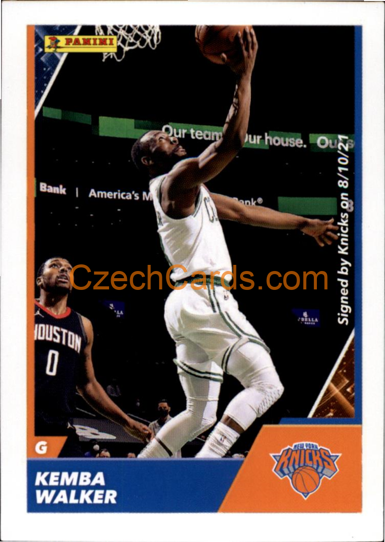 Kemba Walker 2021/22 Panini NBA sticker and card C17
