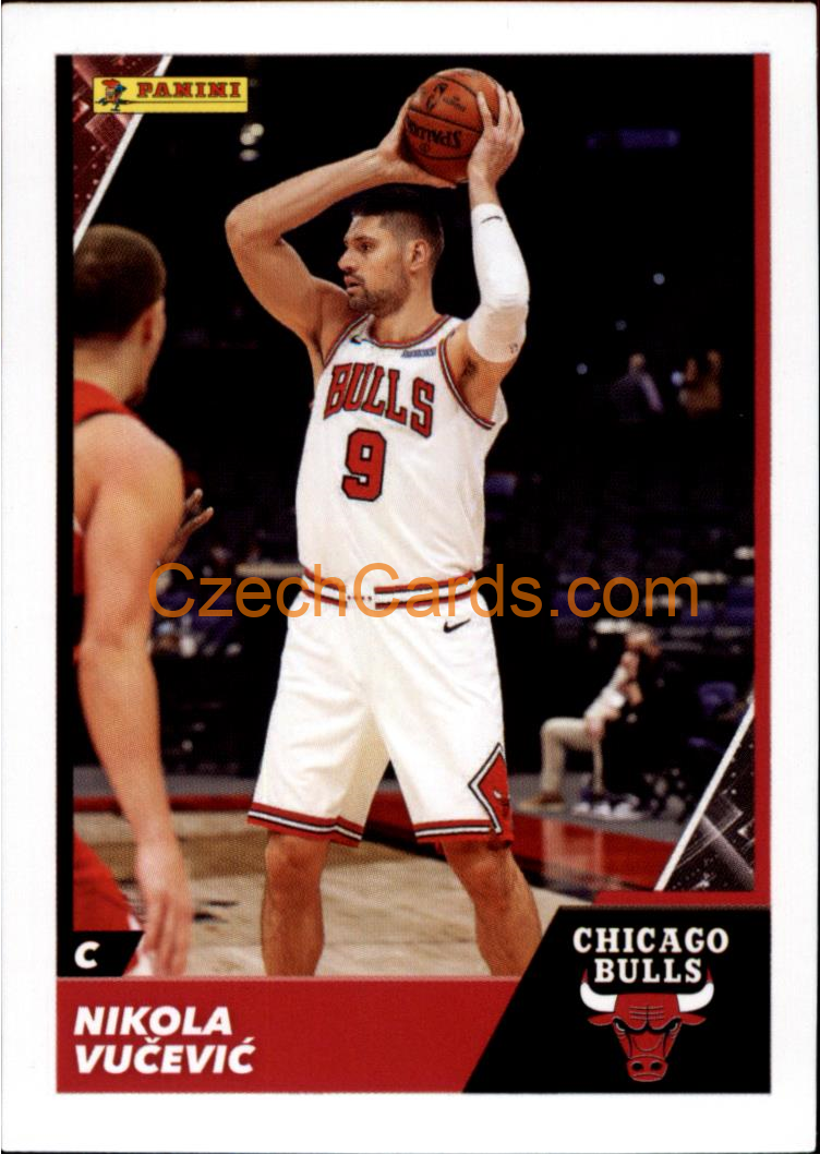 Nikola Vučević 2021/22 Panini NBA sticker and card C31