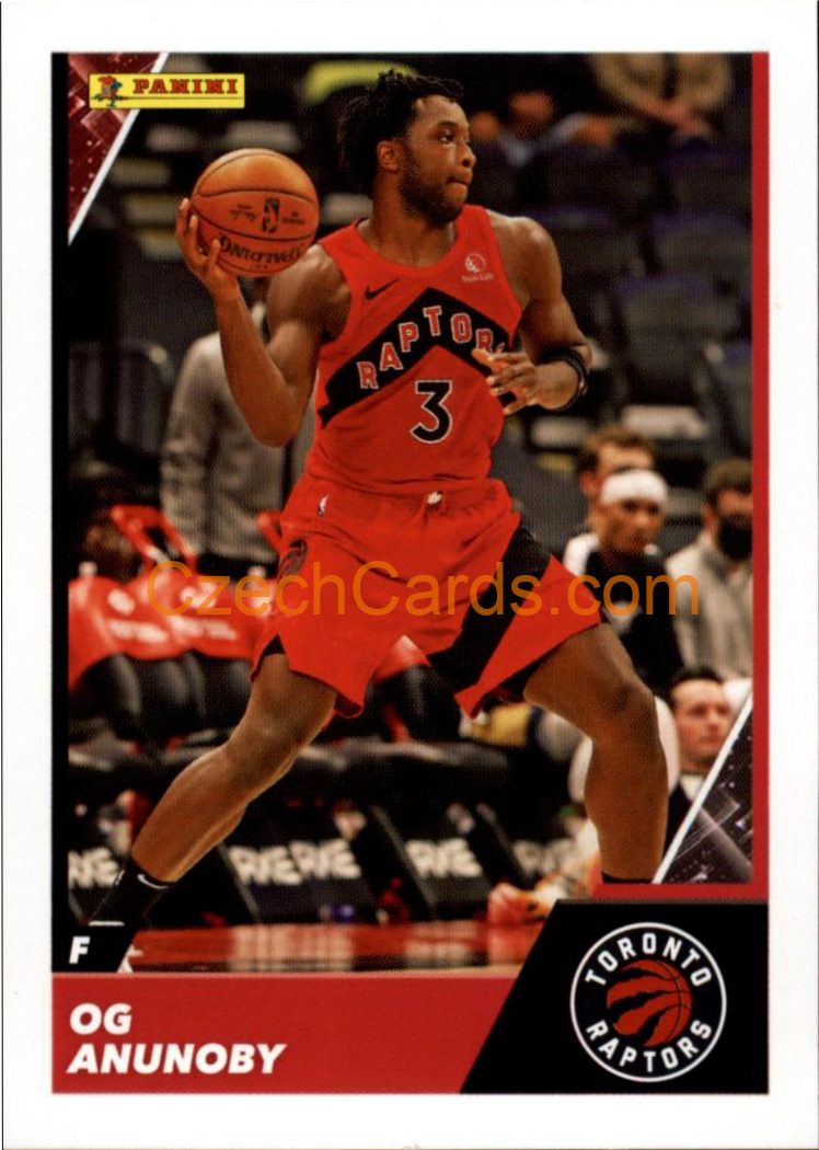 OG Anunoby 2021/22 Panini NBA sticker and card C68