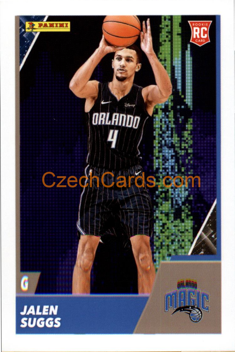 Jalen Suggs 2021/22 Panini NBA sticker and card RC C85
