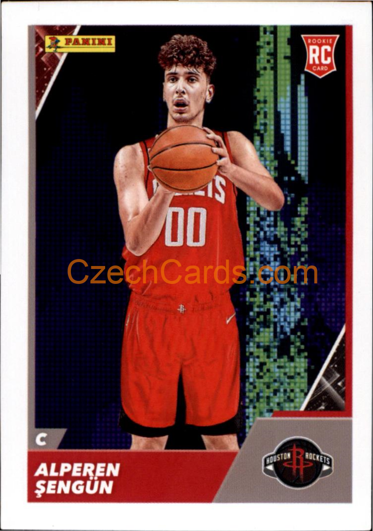 Alperen Şengün 2021/22 Panini NBA sticker and card RC C96