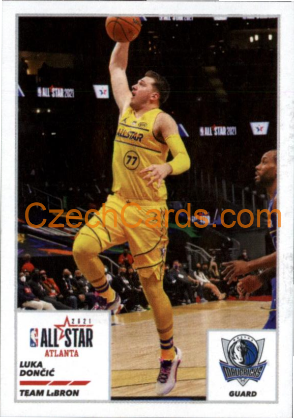 Luka Dončić 2021/22 Panini NBA sticker and card #35