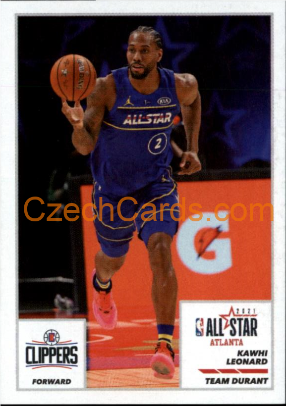 Kawhi Leonard 2021/22 Panini NBA sticker and card #40
