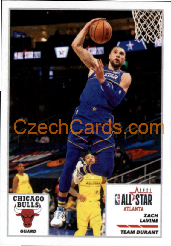Zach Lavine 2021/22 Panini NBA sticker and card #45