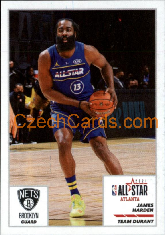 James Harden 2021/22 Panini NBA sticker and card #46