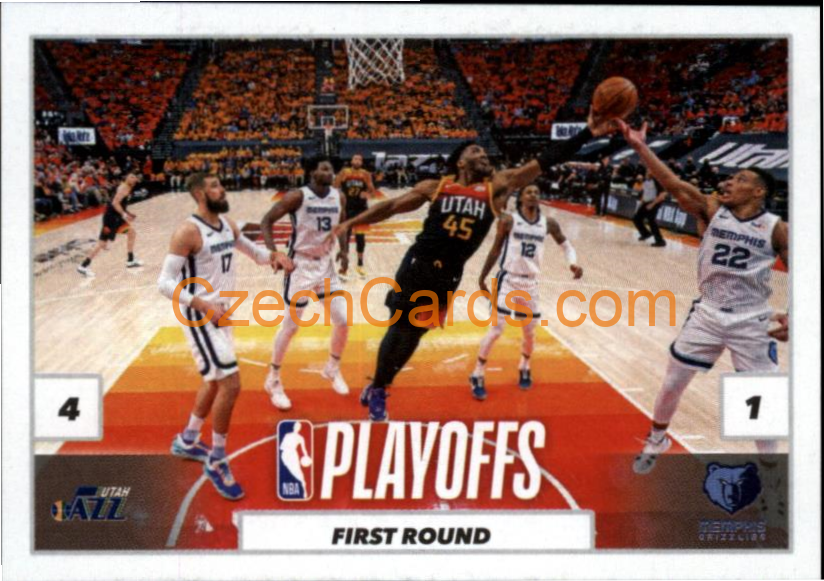 Utah Jazz - Memphis Grizzlies 2021/22 Panini NBA sticker and card #49