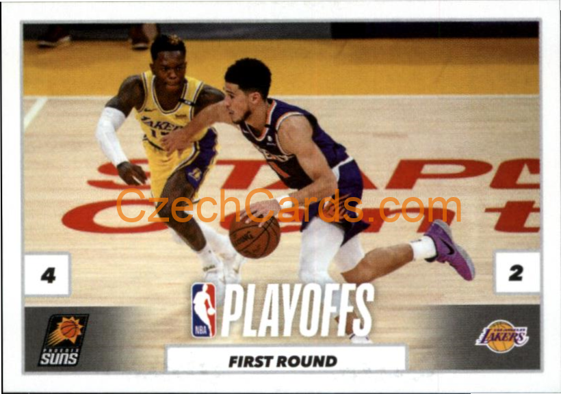 Phoenix Suns-Los Angeles Lakers 2021/22 Panini NBA sticker and card #52