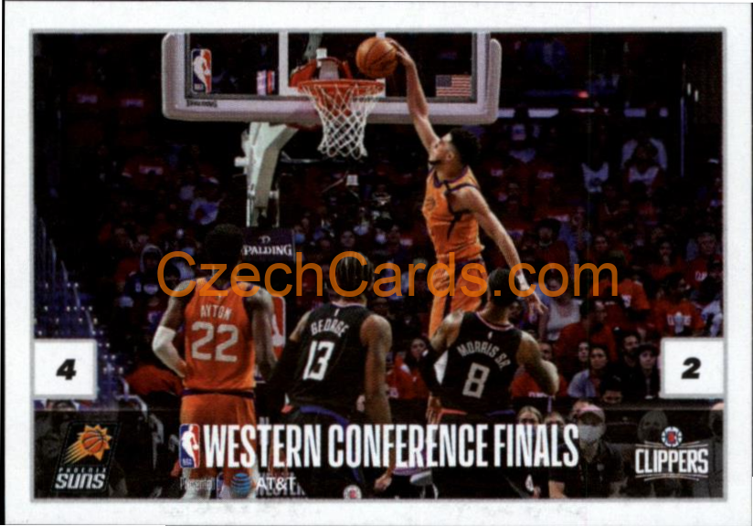 Phoenix Suns-LA Clippers 2021/22 Panini NBA sticker and card #55