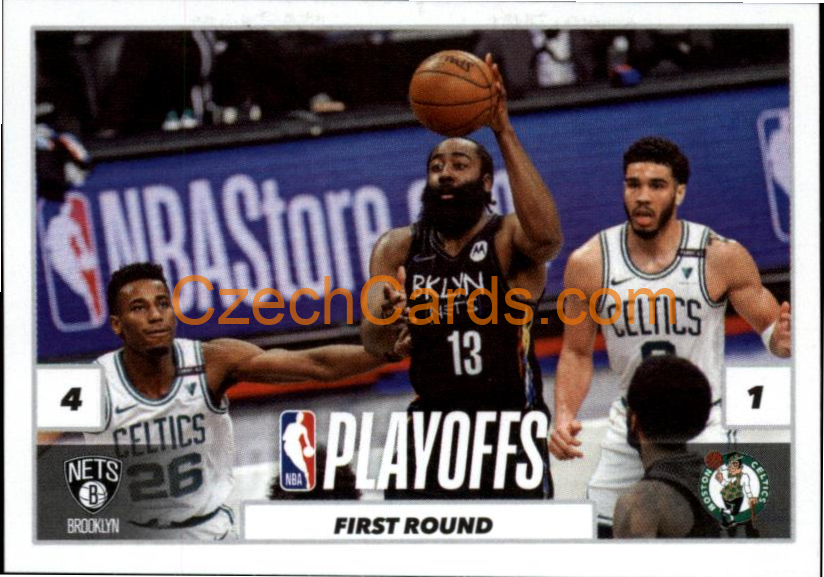 Brooklyn Nets-Boston Celtics 2021/22 Panini NBA sticker and card #62