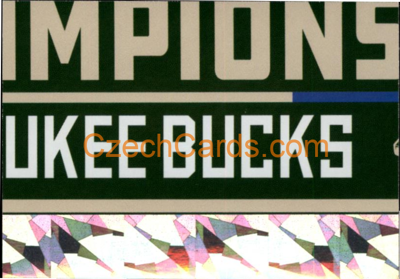 Champions 2021 MILWAUKEE BUCKS 2021/22 Panini NBA sticker and card #79