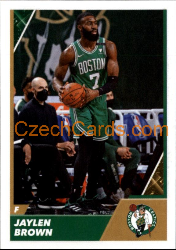 Jaylen Brown 2021/22 Panini NBA sticker and card #123