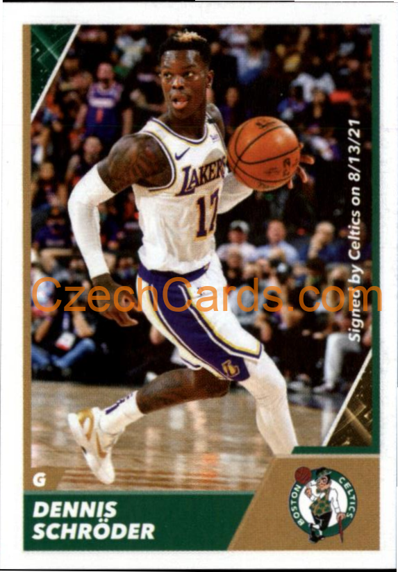 Dennis Schröder 2021/22 Panini NBA sticker and card #125
