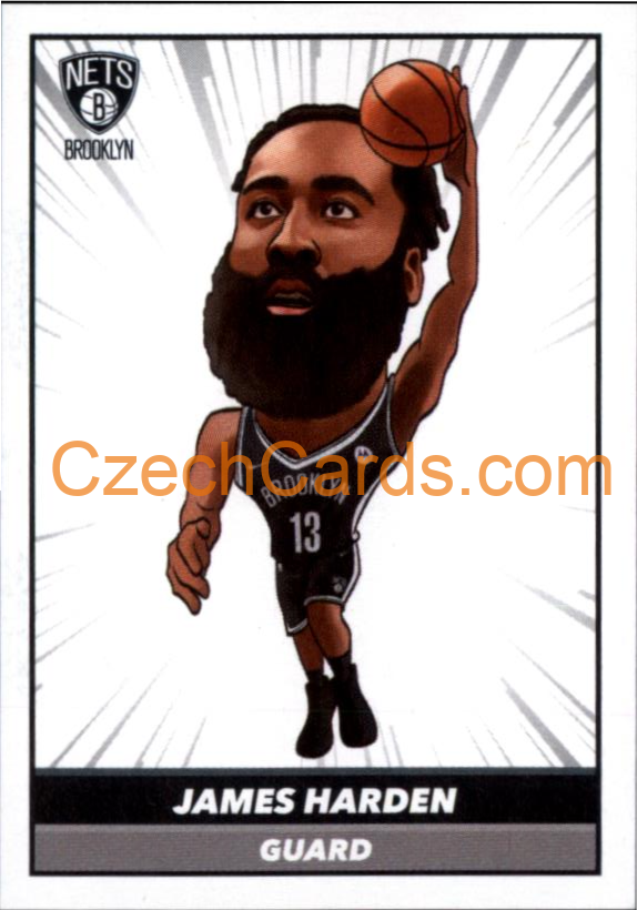 James Harden 2021/22 Panini NBA sticker and card  #133