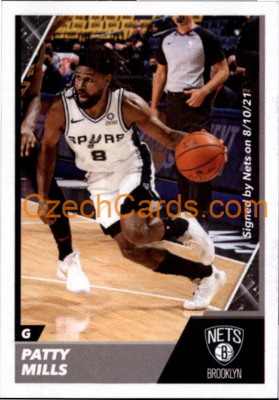 Patty Mills 2021/22 Panini NBA sticker and card  #139