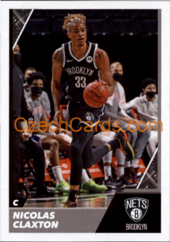 Nicolas Claxton 2021/22 Panini NBA sticker and card  #141