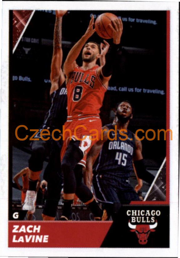 Zach LaVine 2021/22 Panini NBA sticker and card  #161