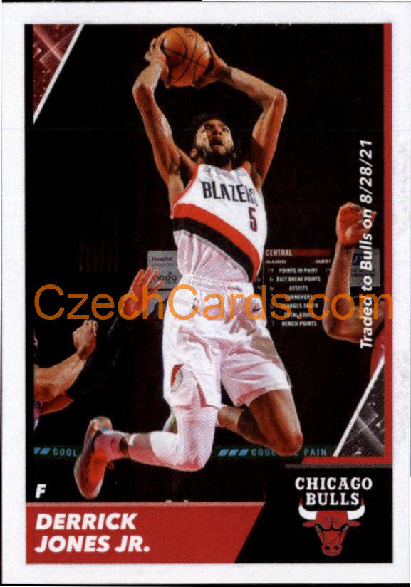 Derrick Jones Jr. 2021/22 Panini NBA sticker and card  #163