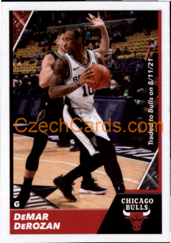 DeMar DeRozan 2021/22 Panini NBA sticker and card  #166