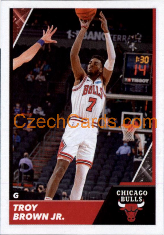 Troy Brown Jr. 2021/22 Panini NBA sticker and card  #167