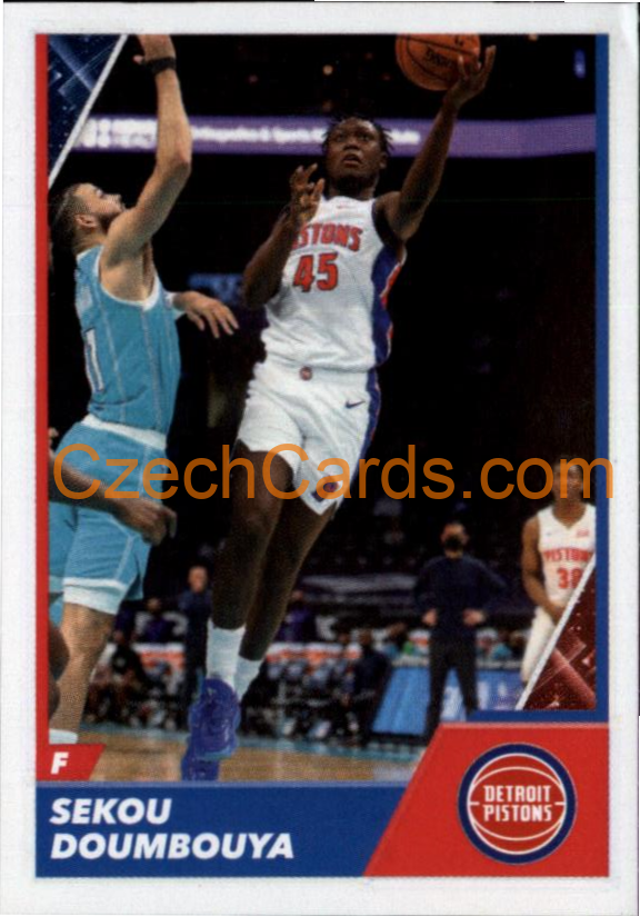 Sekou Doumbouya 2021/22 Panini NBA sticker and card #193