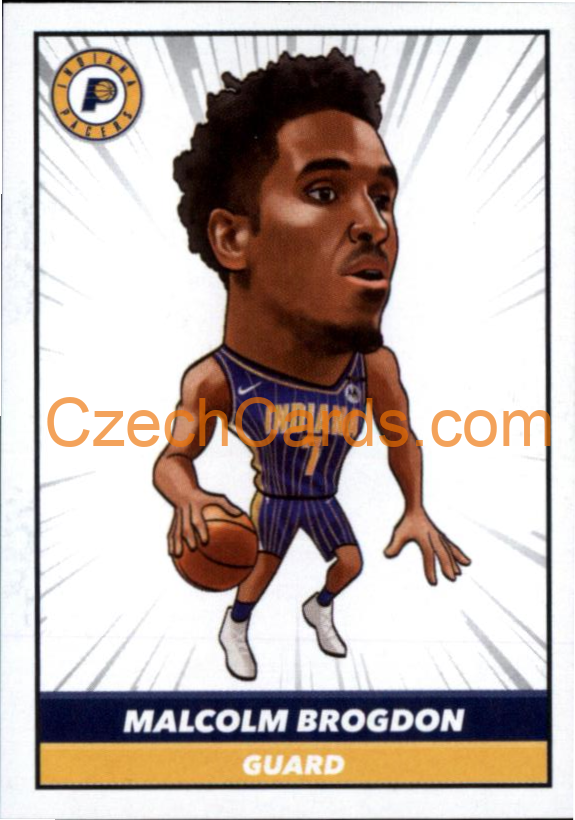 Malcolm Brogdon 2021/22 Panini NBA sticker and card #198