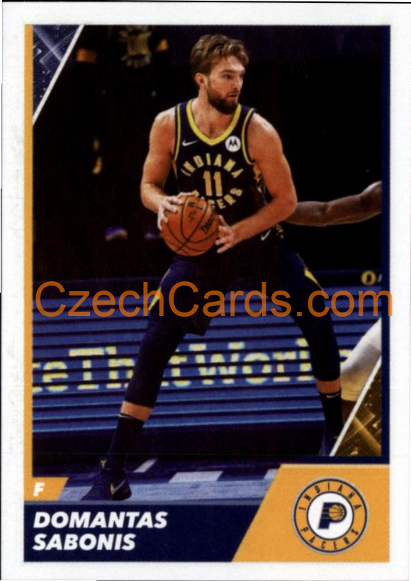 Domantas Sabonis 2021/22 Panini NBA sticker and card #204