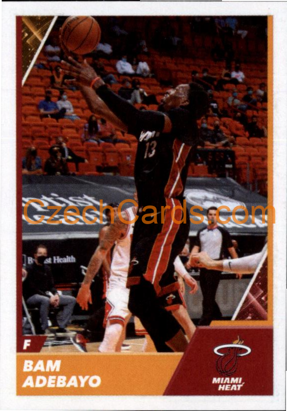 Bam Adebayo 2021/22 Panini NBA sticker and card #213