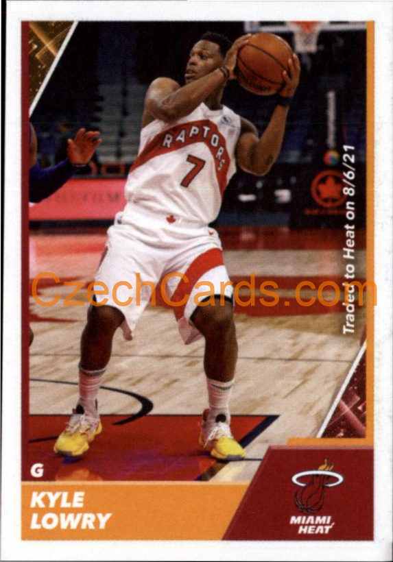 Kyle Lowry 2021/22 Panini NBA sticker and card #216