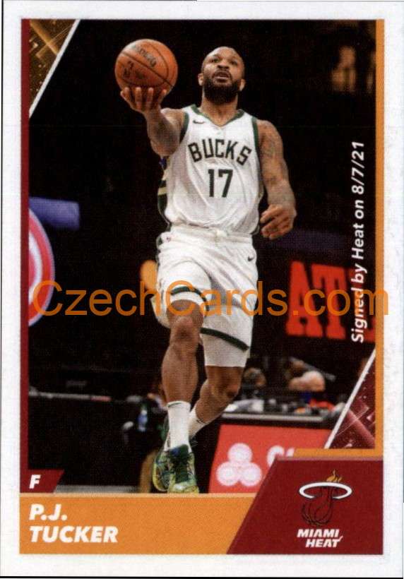 P.J. Tucker 2021/22 Panini NBA sticker and card #220
