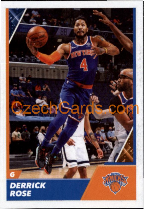 Derrick Rose 2021/22 Panini NBA sticker and card #241