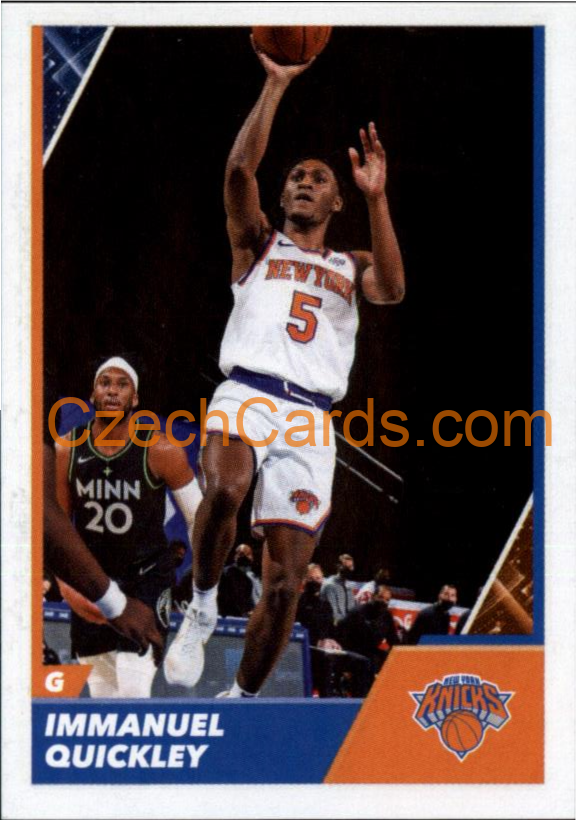 Immanuel Quickley 2021/22 Panini NBA sticker and card #242