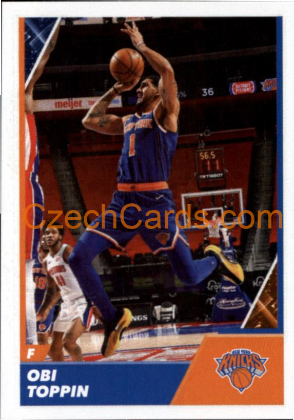 Obi Toppin 2021/22 Panini NBA sticker and card #244