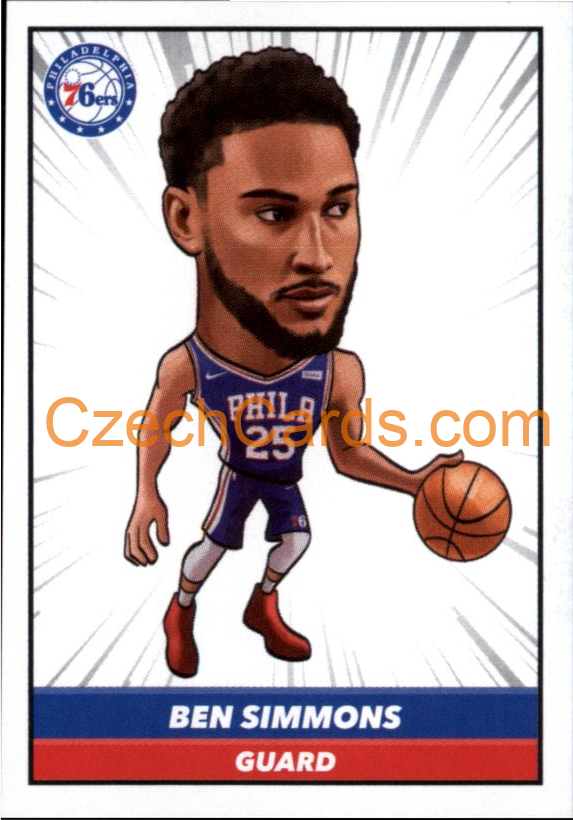 Ben Simmons 2021/22 Panini NBA sticker and card #263