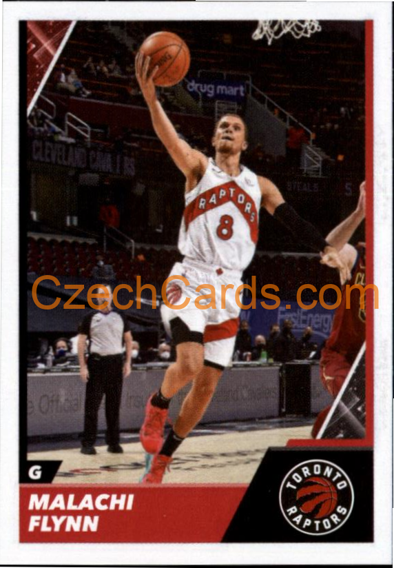 Malachi Flynn 2021/22 Panini NBA sticker and card #281
