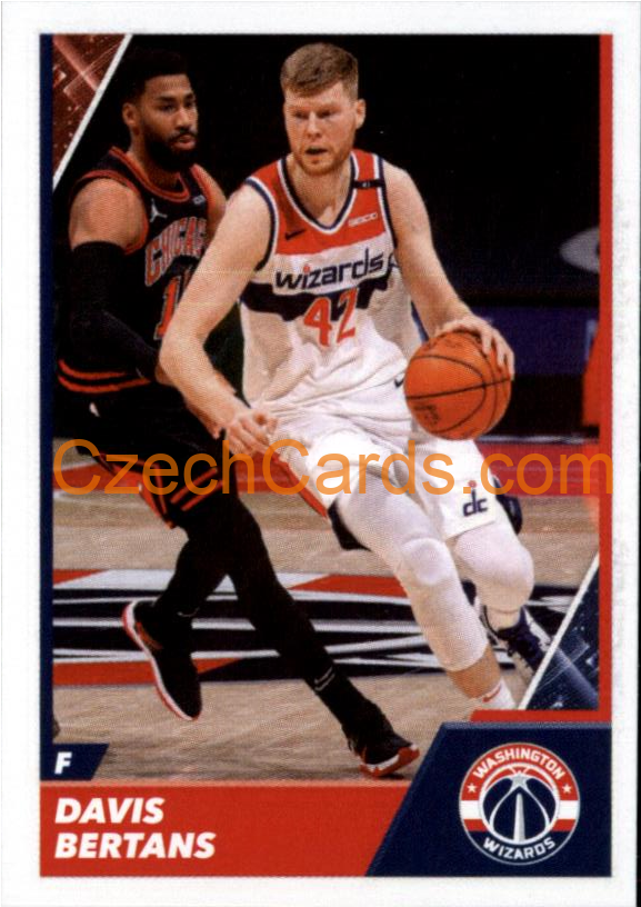 Davis Bertans 2021/22 Panini NBA sticker and card #294